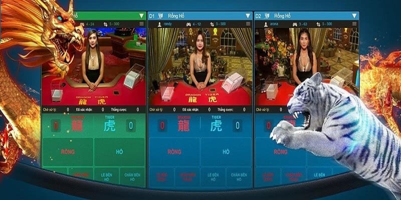 Thực hiện theo đúng từng bước hướng dẫn để tham gia chơi rồng hổ Kubet77